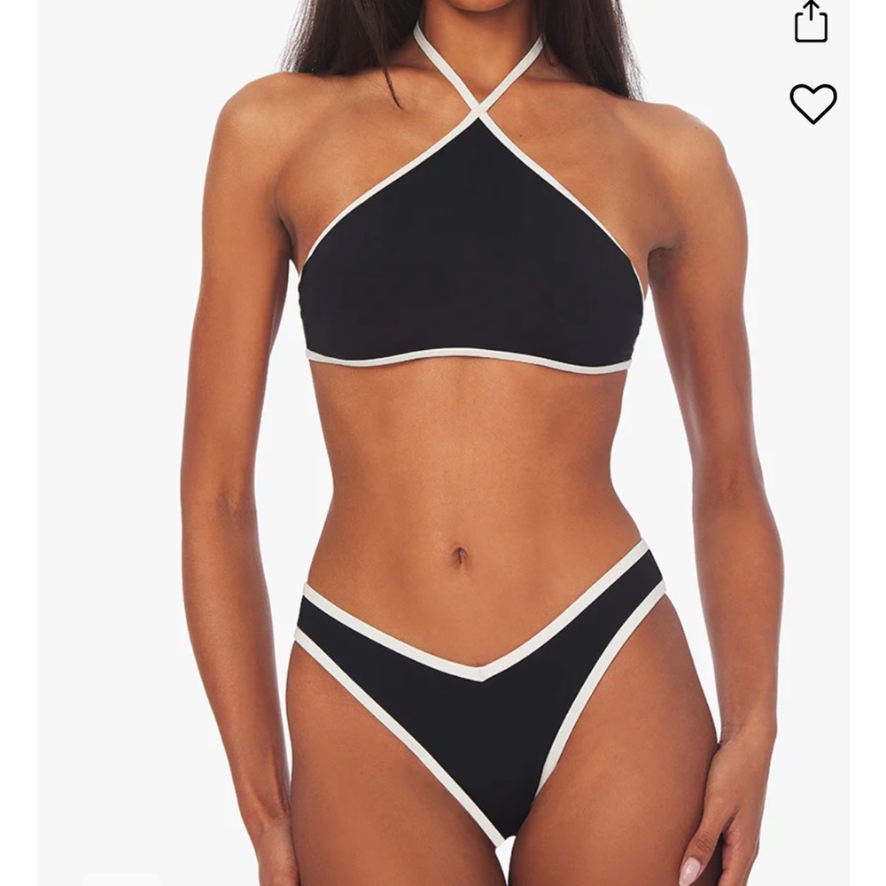 We Wore What High Neck Halter Bikini Top & Delilah Bikini Bottom